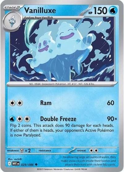 Vanilluxe - 029/086 (Uncommon) [WHT-029-U]
