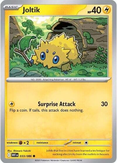 Joltik - 033/086 (Common) [WHT-033-C]