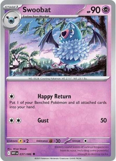Swoobat - 037/086 (Uncommon) [WHT-037-U]