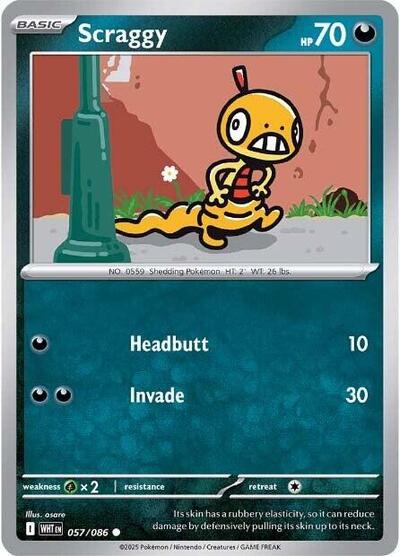 Scraggy - 057/086 (Common) [WHT-057-C]