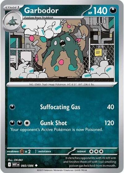 Garbodor - 060/086 (Uncommon) [WHT-060-U]