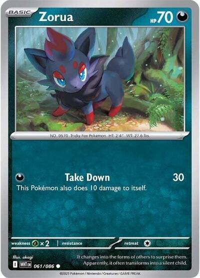 Zorua - 061/086 (Common) [WHT-061-C]