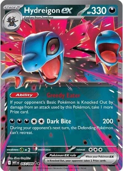 Hydreigon ex - 067/086 (Double Rare) [WHT-067-DR]