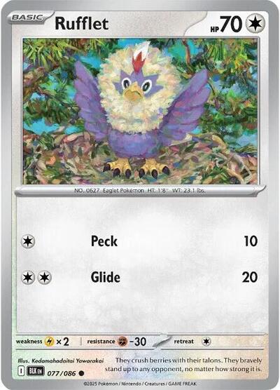 Rufflet - 077/086 (Common) [BLK-077-C]