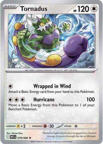Tornadus - 078/086 (Rare) [WHT-078-R]