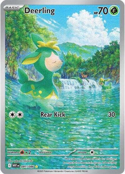 Deerling - 091/086 (Illustration Rare) [WHT-091-IR]