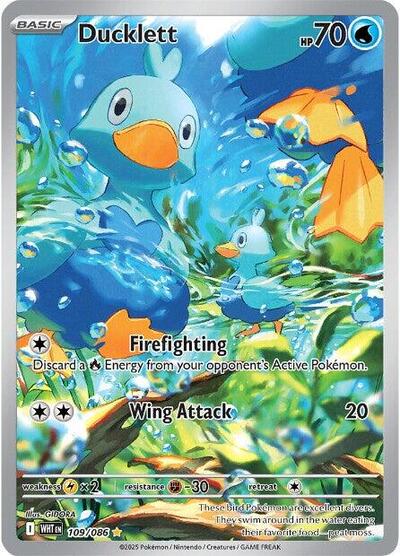 Ducklett - 109/086 (Illustration Rare) [WHT-109-IR]