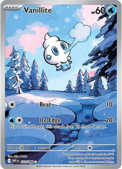 Vanillite - 111/086 (Illustration Rare) [WHT-111-IR]