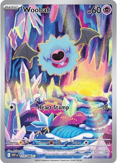 Woobat - 119/086 (Illustration Rare) [WHT-119-IR]