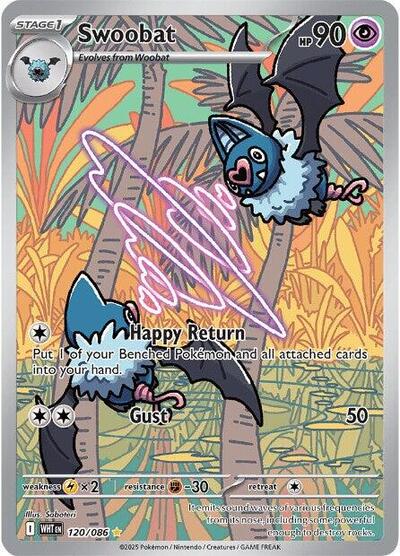 Swoobat - 120/086 (Illustration Rare) [WHT-120-IR]