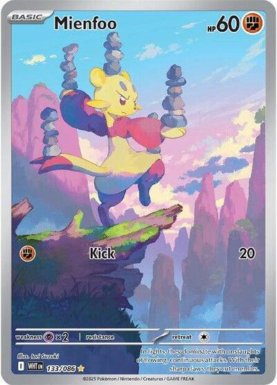 Mienfoo - 133/086 (Illustration Rare) [WHT-133-IR]