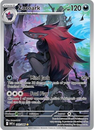 Zoroark - 143/086 (Illustration Rare) [WHT-143-IR]