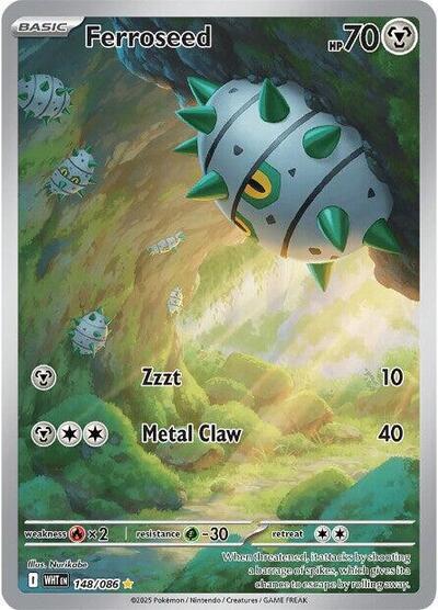 Ferroseed - 148/086 (Illustration Rare) [WHT-148-IR]