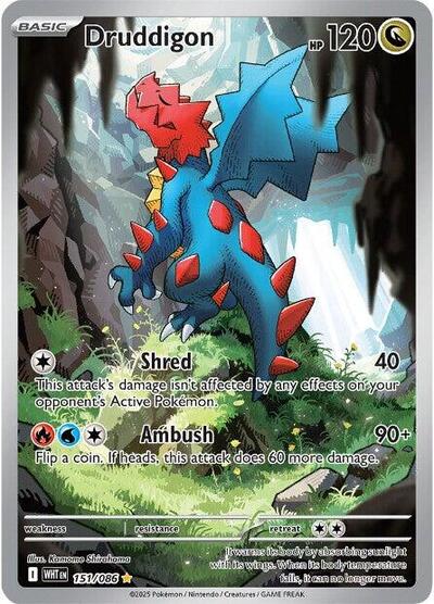 Druddigon - 151/086 (Illustration Rare) [WHT-151-IR]