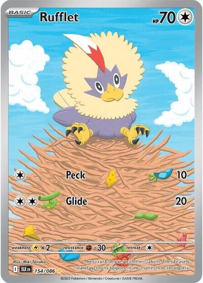 Rufflet - 154/086 (Illustration Rare) [BLK-154-IR]