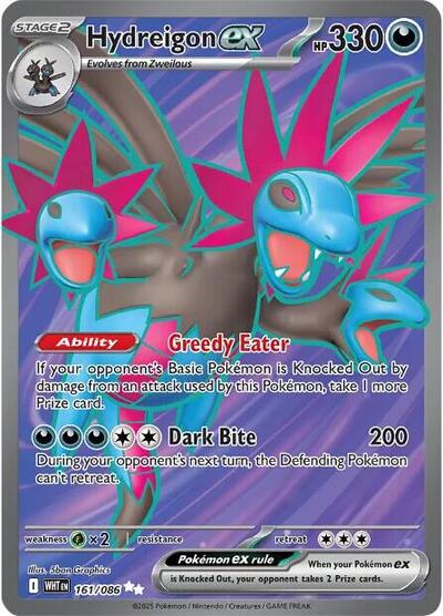 Hydreigon ex - 161/086 (Ultra Rare) [WHT-161-UR]