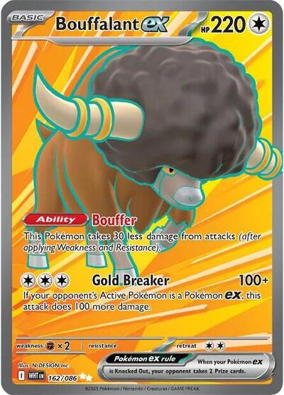 Bouffalant ex - 162/086 (Ultra Rare) [WHT-162-UR]