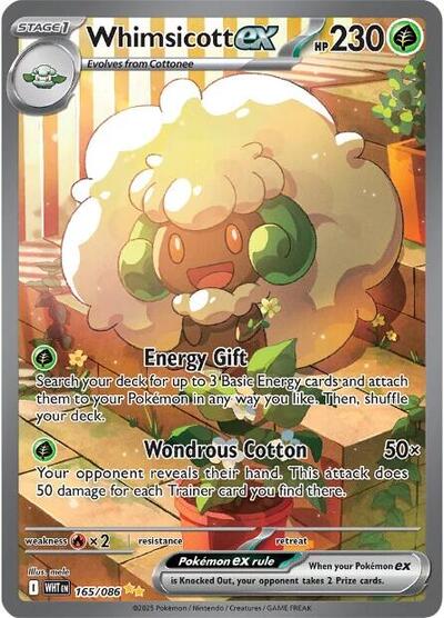 Whimsicott ex - 165/086 (Special Illustration Rare) [WHT-165-SIR]