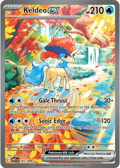 Keldeo ex - 167/086 (Special Illustration Rare) [WHT-167-SIR]