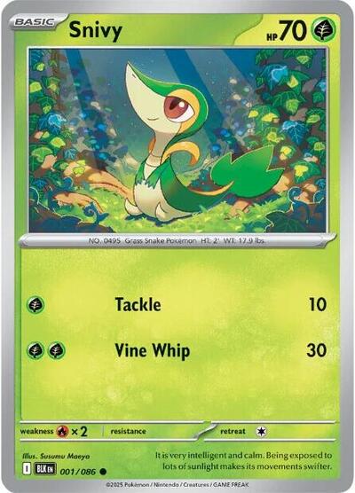 Snivy - 001/086 (Common) [BLK-001-C]