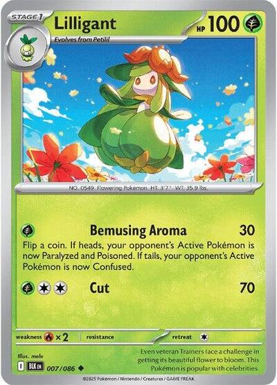 Lilligant - 007/086 (Uncommon) [BLK-007-U]