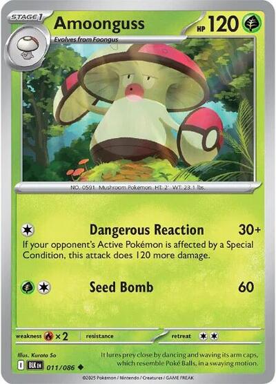 Amoonguss - 011/086 (Uncommon) [BLK-011-U]