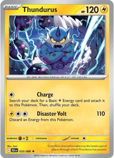 Thundurus - 033/086 (Rare) [BLK-033-R]
