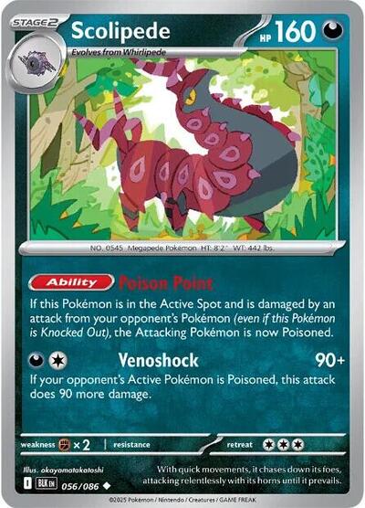 Scolipede - 056/086 (Uncommon) [BLK-056-U]