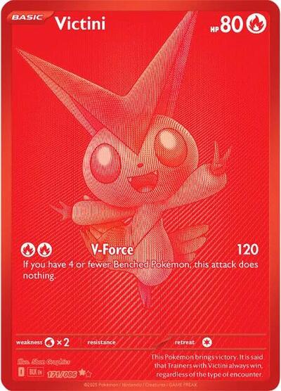 Victini - 171/086 (Black White Rare) [BLK-171-BWR]
