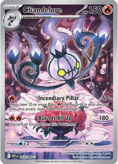 Chandelure - 103/086 (Illustration Rare) [WHT-103-IR]