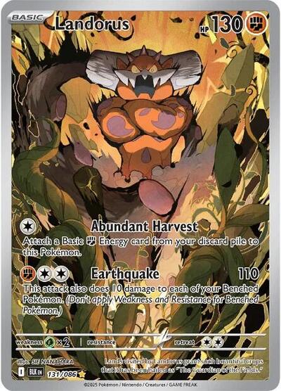 Landorus - 131/086 (Illustration Rare) [BLK-131-IR]