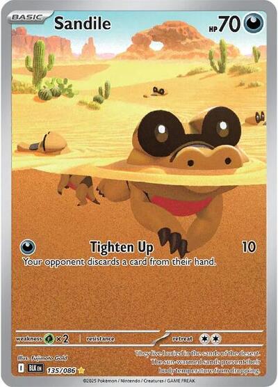Sandile - 135/086 (Illustration Rare) [BLK-135-IR]