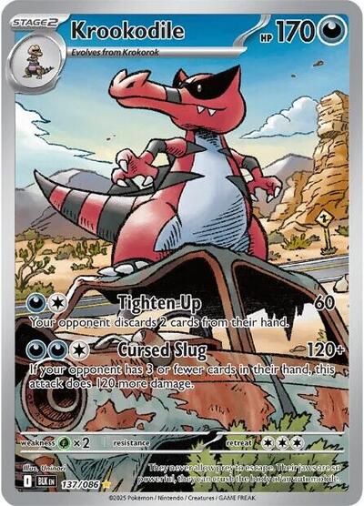 Krookodile - 137/086 (Illustration Rare) [BLK-137-IR]