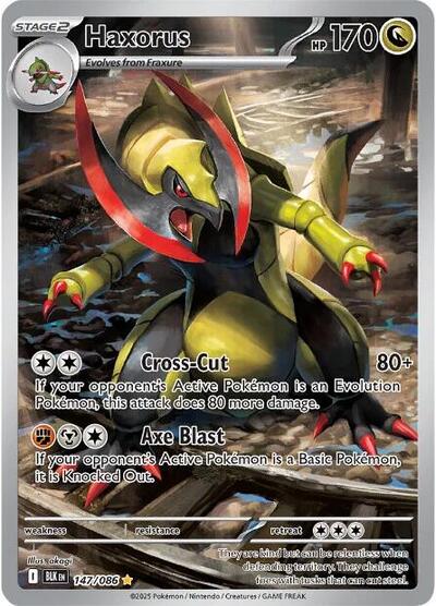 Haxorus - 147/086 (Illustration Rare) [BLK-147-IR]
