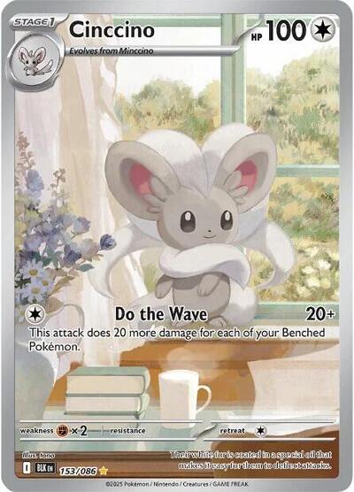 Cinccino - 153/086 (Illustration Rare) [BLK-153-IR]