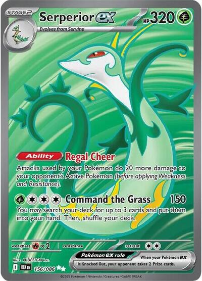 Serperior ex - 156/086 (Secret Rare) [BLK-156-SR]