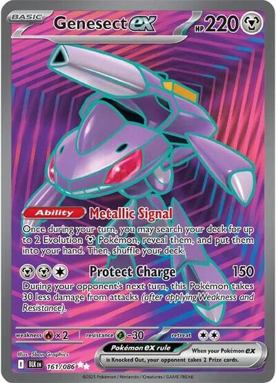 Genesect ex - 161/086 (Secret Rare) [BLK-161-SR]