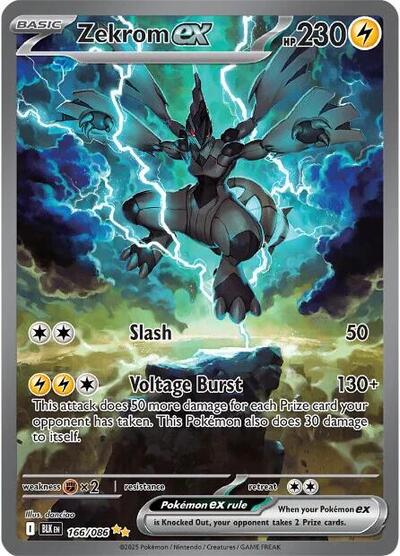 Zekrom ex - 166/086 (Special Illustration Rare) [BLK-166-SIR]