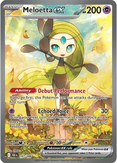 Meloetta ex - 167/086 (Special Illustration Rare) [BLK-167-SIR]