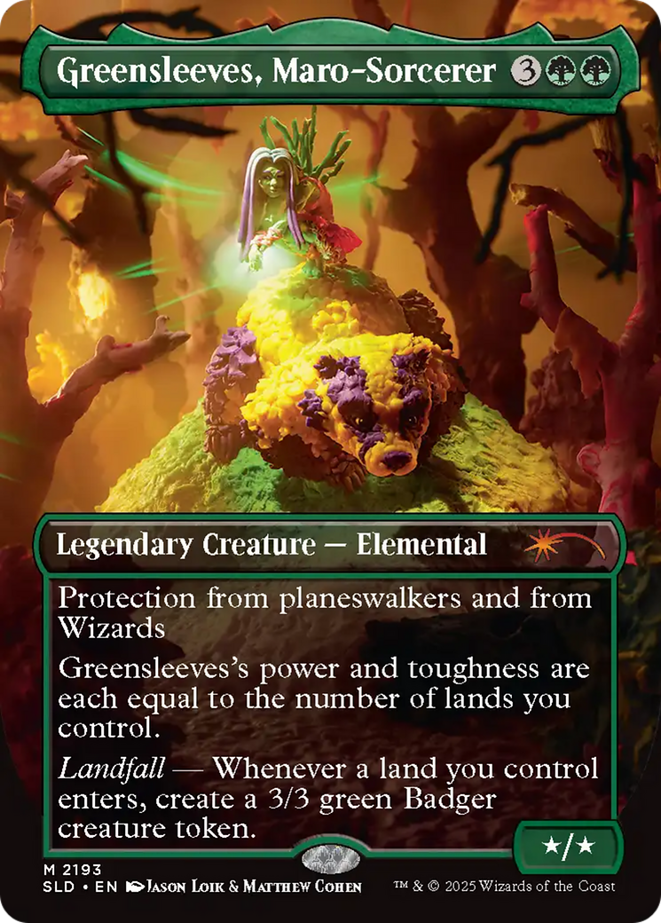 Greensleeves, Maro-Sorcerer - Borderless - Full Art [SLD-2193]
