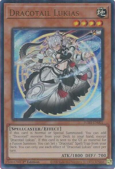 Dracotail Lukias (Ultra Rare) [JUSH-EN001-UR]
