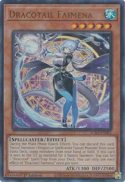 Dracotail Faimena (Ultra Rare) [JUSH-EN002-UR]
