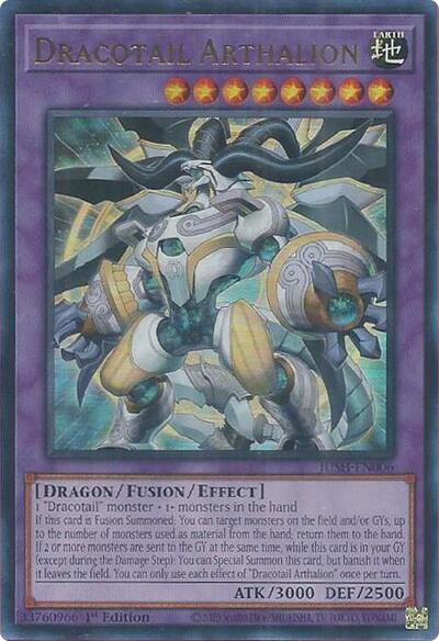 Dracotail Arthalion (Ultra Rare) [JUSH-EN006-UR]