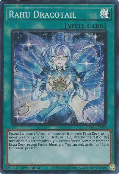 Rahu Dracotail (Super Rare) [JUSH-EN009-SuR]