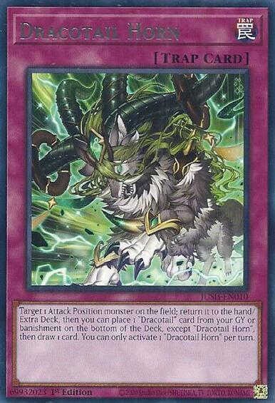 Dracotail Horn (Rare) [JUSH-EN010-R]