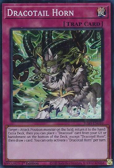 Dracotail Horn (Super Rare) [JUSH-EN010-SuR]