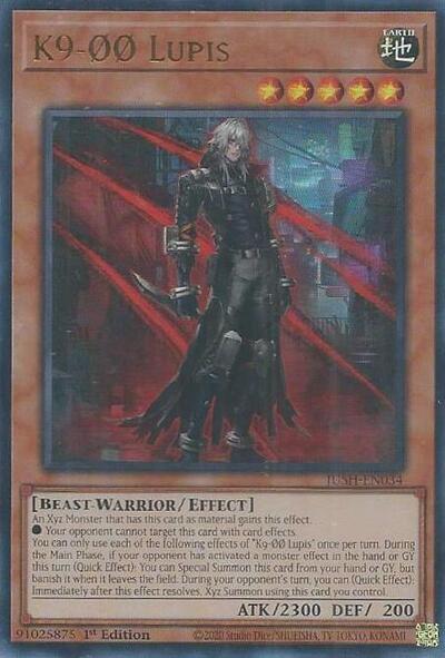 K9-00 Lupis (Ultra Rare) [JUSH-EN034-UR]
