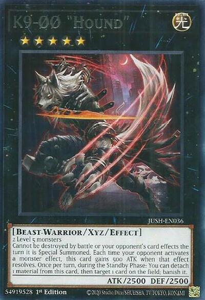 K9-00 "Hound" (Rare) [JUSH-EN036-R]
