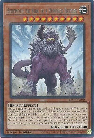 Behemoth the King of a Hundred Battles (Rare) [JUSH-EN050-R]