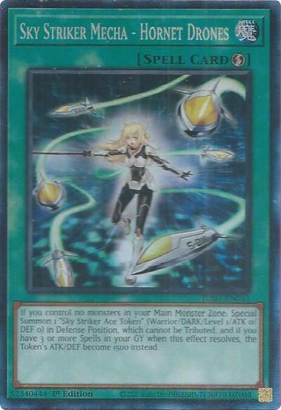 Sky Striker Mecha - Hornet Drones (Collector's Rare) [JUSH-EN053-CR]